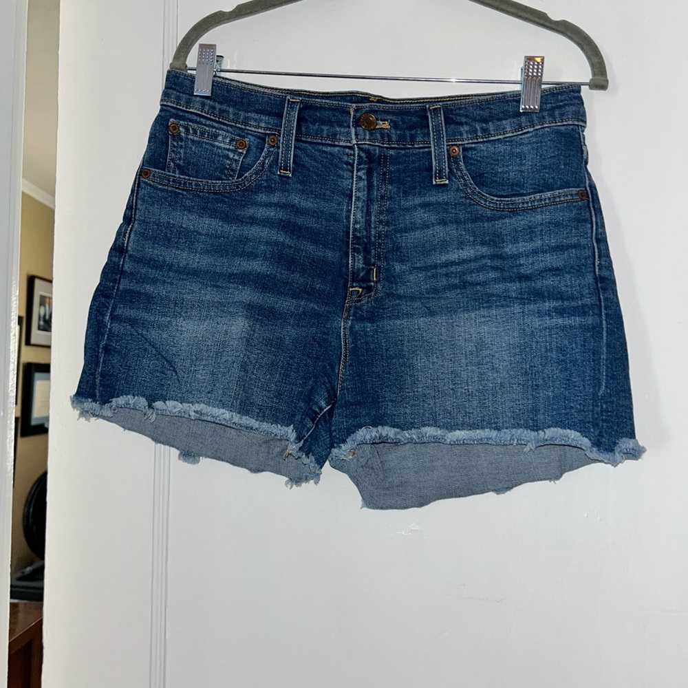 Denim Blue Women's Shorts JCrew Mercantile size 28 10” rise